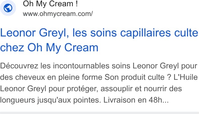 OH MY CREAM