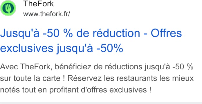 LA FOURCHETTE SAS