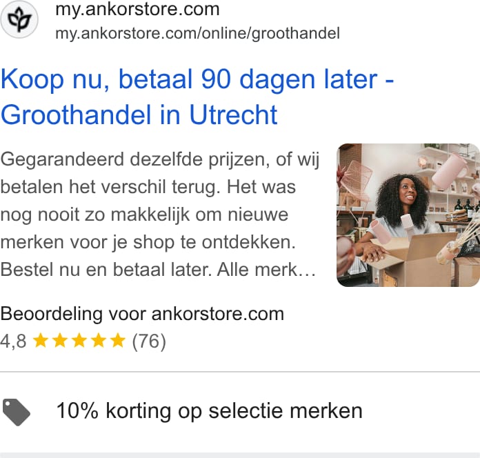 ANKORSTORE SAS